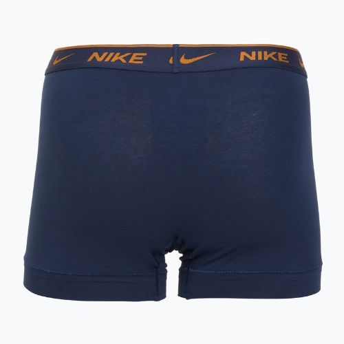 Pánske boxerky Nike Everyday Cotton Stretch Trunk 3 pary light crimson/midnight navy/black