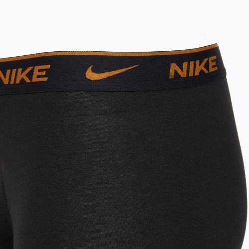 Pánske boxerky Nike Everyday Cotton Stretch Trunk 3 pary black lig crim/des och/deep night logo waistband