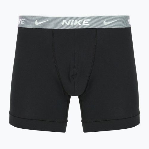 Pánske boxerky Nike Everyday Cotton Stretch 3 pary bi bi/iron grey/clear grey high shine textured wb