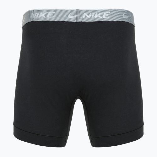 Pánske boxerky Nike Everyday Cotton Stretch 3 pary bi bi/iron grey/clear grey high shine textured wb