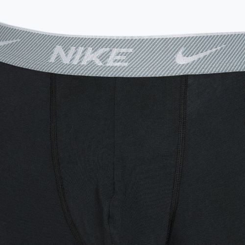 Pánske boxerky Nike Everyday Cotton Stretch 3 pary bi bi/iron grey/clear grey high shine textured wb