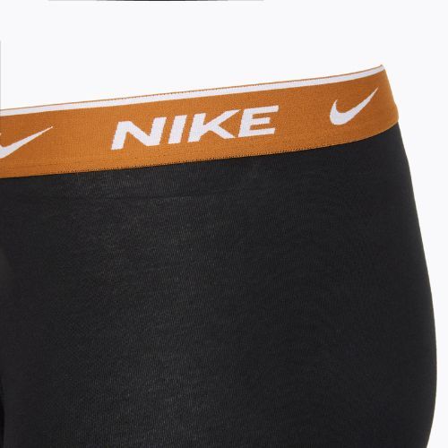 Pánske boxerky Nike Everyday Cotton Stretch 3 pary black light crimsn/desrt ochre/black waistband