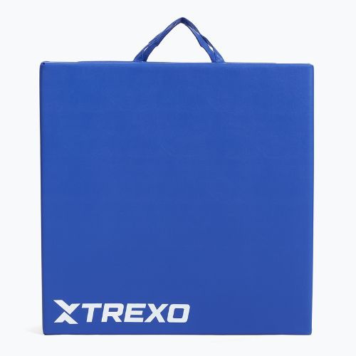 Skladací gymnastický matrac TREXO 180 x 60 x 5 cm blue