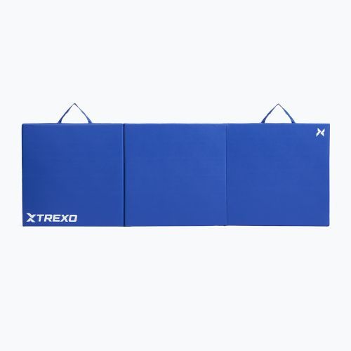 Skladací gymnastický matrac TREXO 180 x 60 x 5 cm blue