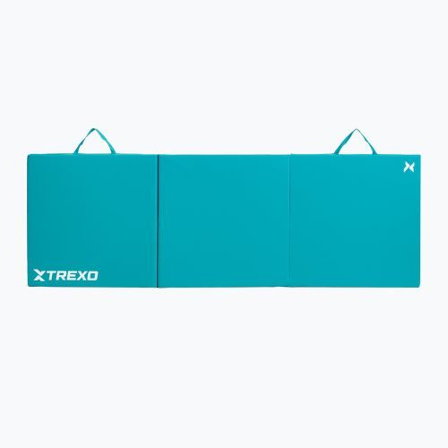 Skladací gymnastický matrac TREXO 180 x 60 x 5 cm green
