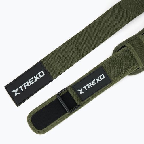 Vzpieračský opasok XTREXO neoprénový green