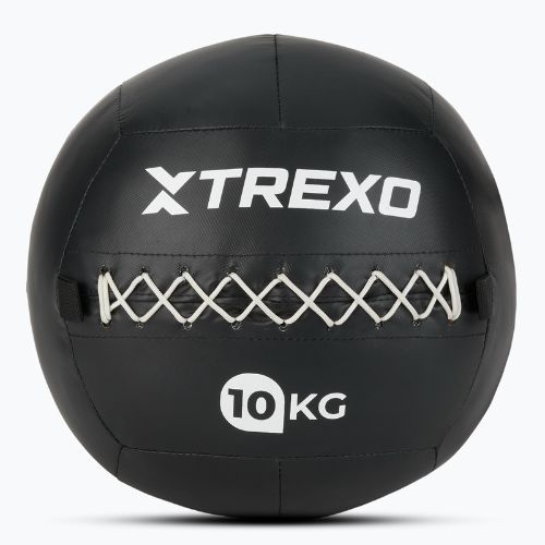 Medicínska lopta TREXO Wall Ball 12 kg black