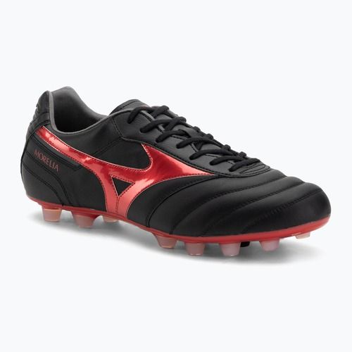 Pánske kopačky Mizuno Morelia II Elite FG black/morelia 40th red/black sand
