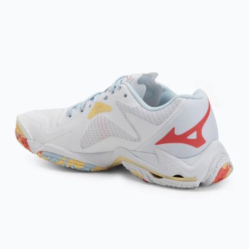 Dámske volejbalové topánky Mizuno Wave Lightning Z8 white/calypso coral/pale banana