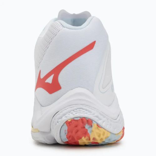 Dámske volejbalové topánky Mizuno Wave Lightning Z8 Mid white/calypso coral/pale banana