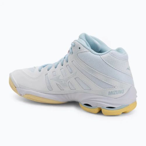 Dámske volejbalové topánky Mizuno Wave Voltage 2 Mid white/calypso coral/pale banana