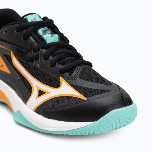Detské volejbalové topánky Mizuno Lightning Star Z7 black/tangelo/ice green