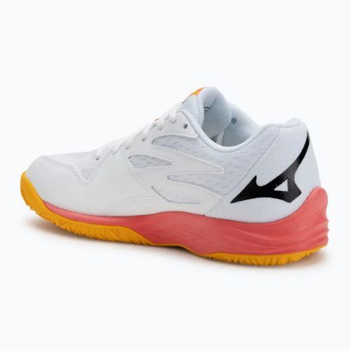 Detské volejbalové topánky Mizuno Lightning Star Z7 white/fiery coral 2/citrus