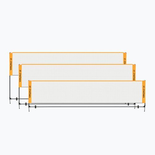 Sieť na bedminton OneTeam Netura 4 orange