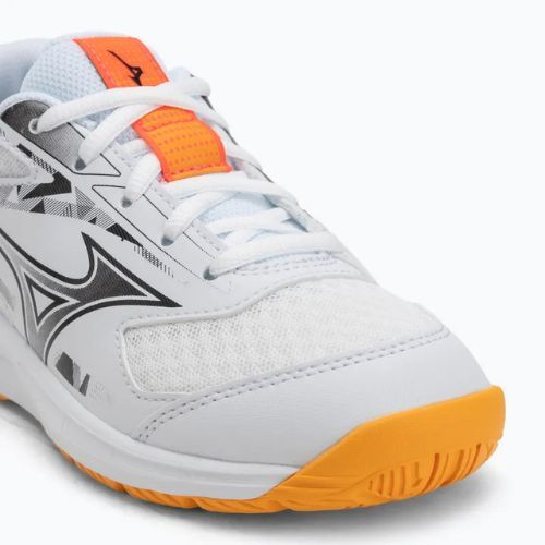 Detské topánky Mizuno Stealth Star 3 white/fiery coral 2/citrus