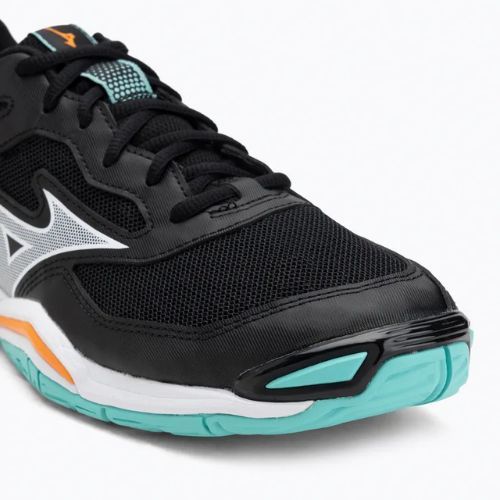 Hádzanárske topánky Mizuno Wave Phantom 3 black/tangelo/ice green