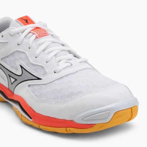 Hádzanárske topánky Mizuno Wave Phantom 3 white/fiery coral 2/citrus