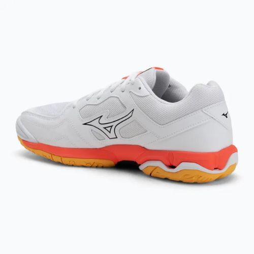 Hádzanárske topánky Mizuno Wave Phantom 3 white/fiery coral 2/citrus