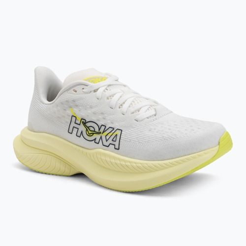 Dámske bežecké topánky HOKA Mach 6 white/neon hoka citrus
