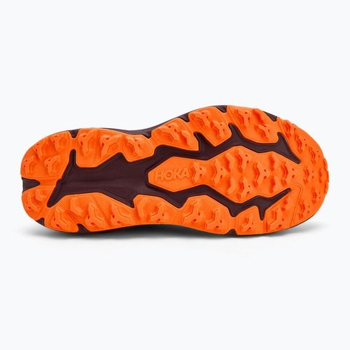 Detské bežecké topánky HOKA Speedgoat 6 flower nectar/neon tangerine