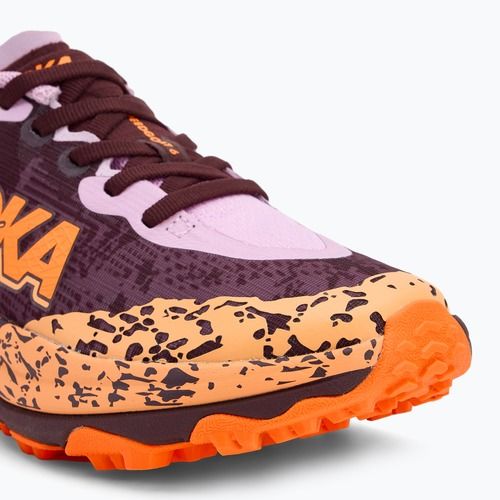 Detské bežecké topánky HOKA Speedgoat 6 flower nectar/neon tangerine