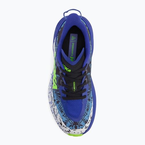 Detské bežecké topánky HOKA Speedgoat 6 night sky/neon lime