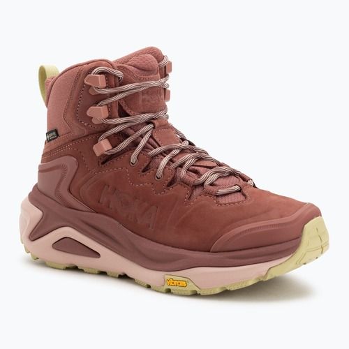 Dámske trekingové topánky HOKA Kaha 3 GTX rouge/rose latte