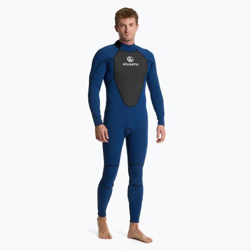 Pánsky surfový neoprén AQUASTIC 3/2 mm WAVEY 3/2 navy