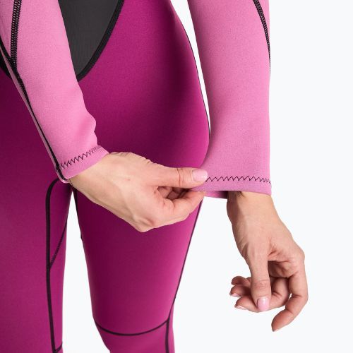 Dámsky neoprén pre surfing AQUASTIC z neopréna 3/2 mm WAVEY pink