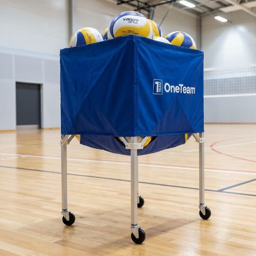 Vozík na volejbalové lopty OneTeam Blue nest