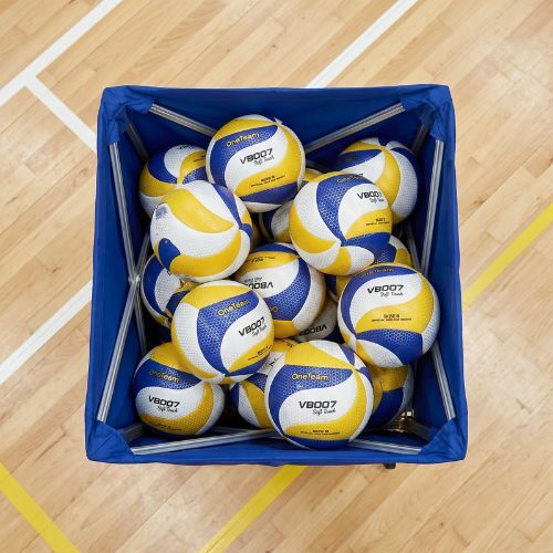 Vozík na volejbalové lopty OneTeam Blue nest