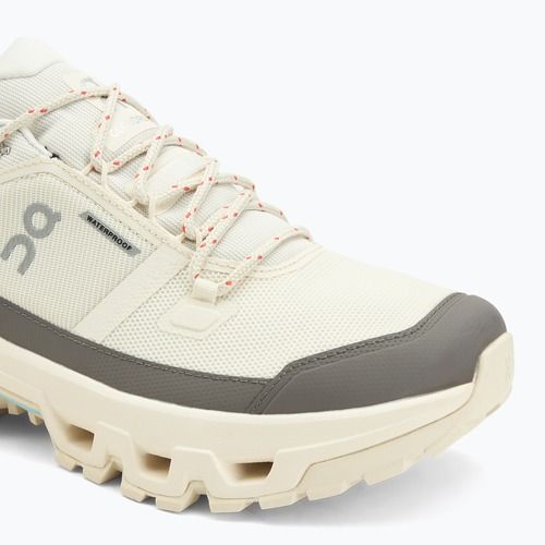 Pánske turistické topánky On Cloudrock Low Waterproof ivory/ivory