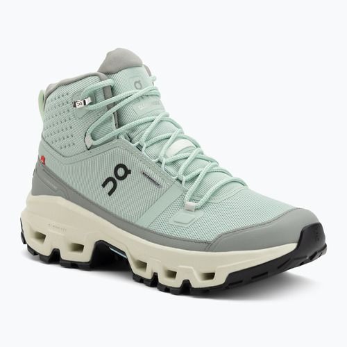 Dámske turistické topánky On Cloudrock Mid Waterproof mineral/aloe