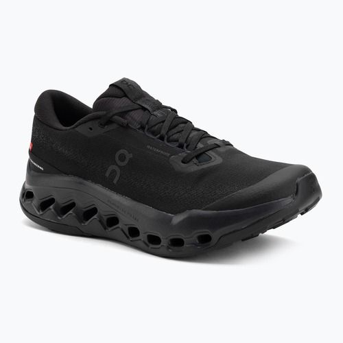 Pánske bežecké topánky On Cloudsurfer Trail 2 Waterproof black/black