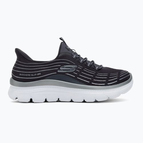 Dámske topánky SKECHERS Summits Plus Soft Luster charcoal/silver