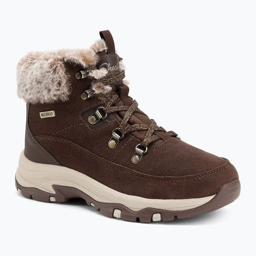 Dámske topánky Skechers Trego Snow Worries chocolate