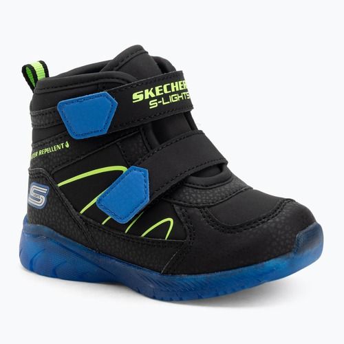 Detské topánky SKECHERS Illumi-Brights Splash Beams black/blue/lime