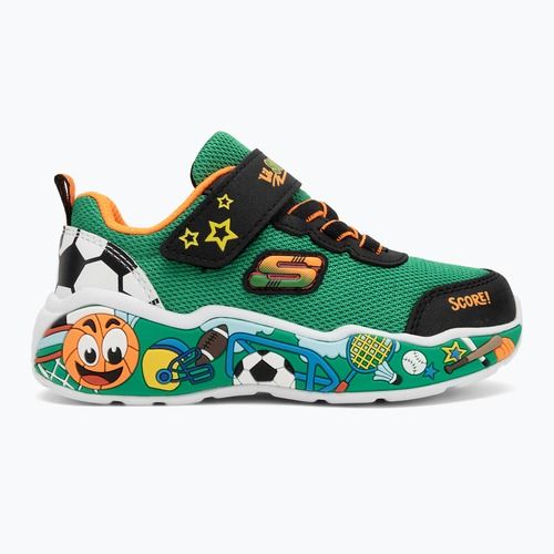 Detské topánky SKECHERS Play Scene green/multi