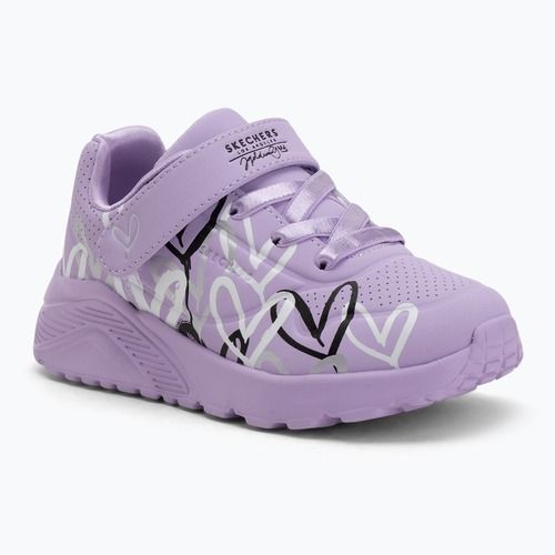 Detské topánky SKECHERS Uno Lite Love Levitate lavender/multi