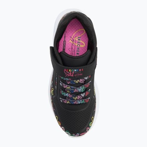 Detské topánky SKECHERS Uno Lite Heart Craze black/multi