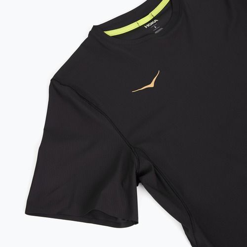 Pánske bežecké tričko HOKA Airolite 2.0 black/gold