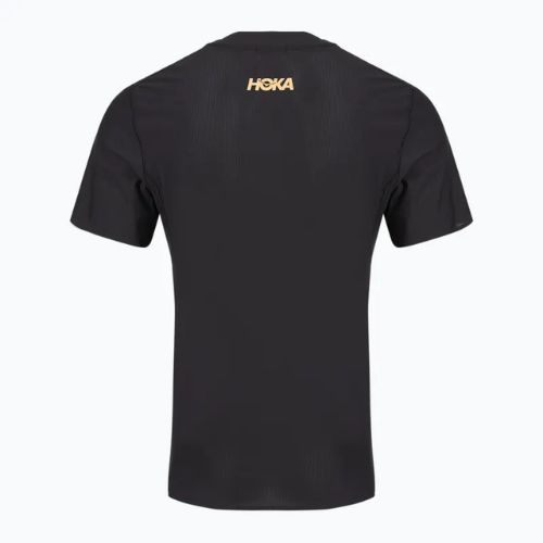 Pánske bežecké tričko HOKA Airolite 2.0 black/gold