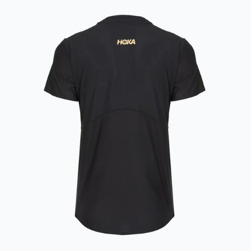Dámske bežecké tričko HOKA Airolite 2.0 black/gold