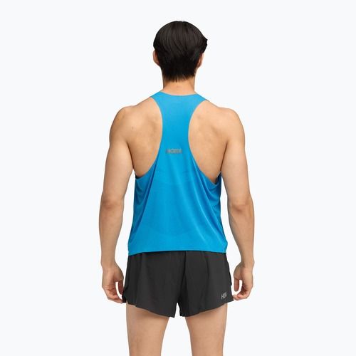 Pánske bežecké tričko HOKA Race Singlet hoka blue