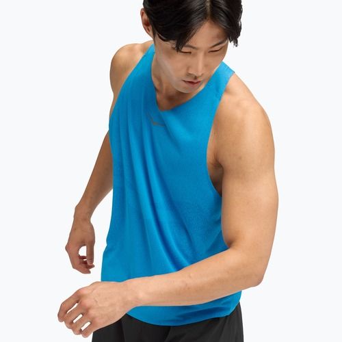 Pánske bežecké tričko HOKA Race Singlet hoka blue