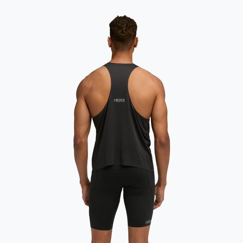 Pánske bežecké tričko HOKA Race Singlet hoka black