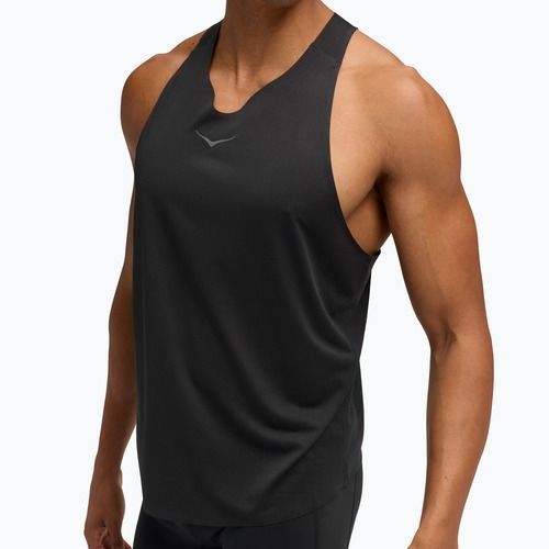 Pánske bežecké tričko HOKA Race Singlet hoka black