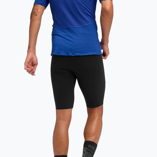 Pánske bežecké legíny HOKA Skybreeze Half black