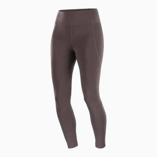 Dámske bežecké legíny Salomon SHAKEout Bliss 25" coffee bean