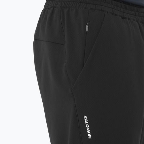 Pánske bežecké nohavice Salomon Shakeout Hexaflow deep black